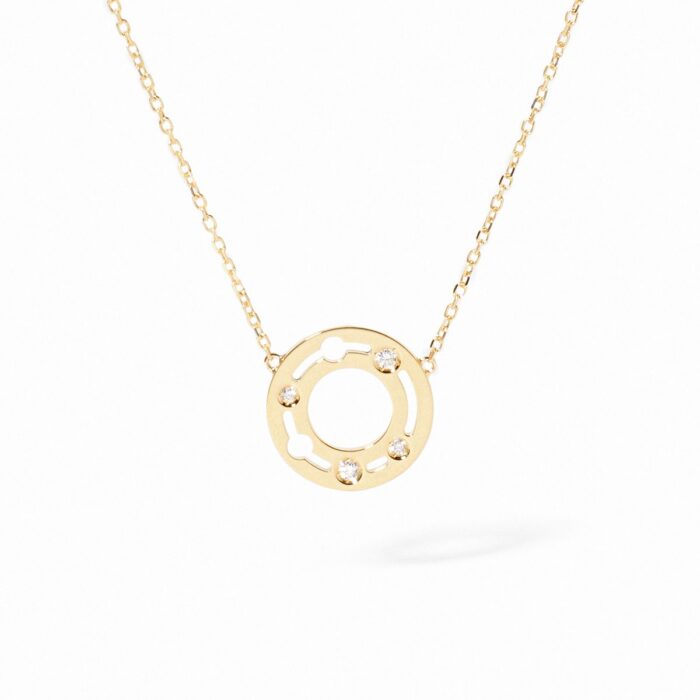 Collier Dinh Van Pulse Diamants Or Jaune