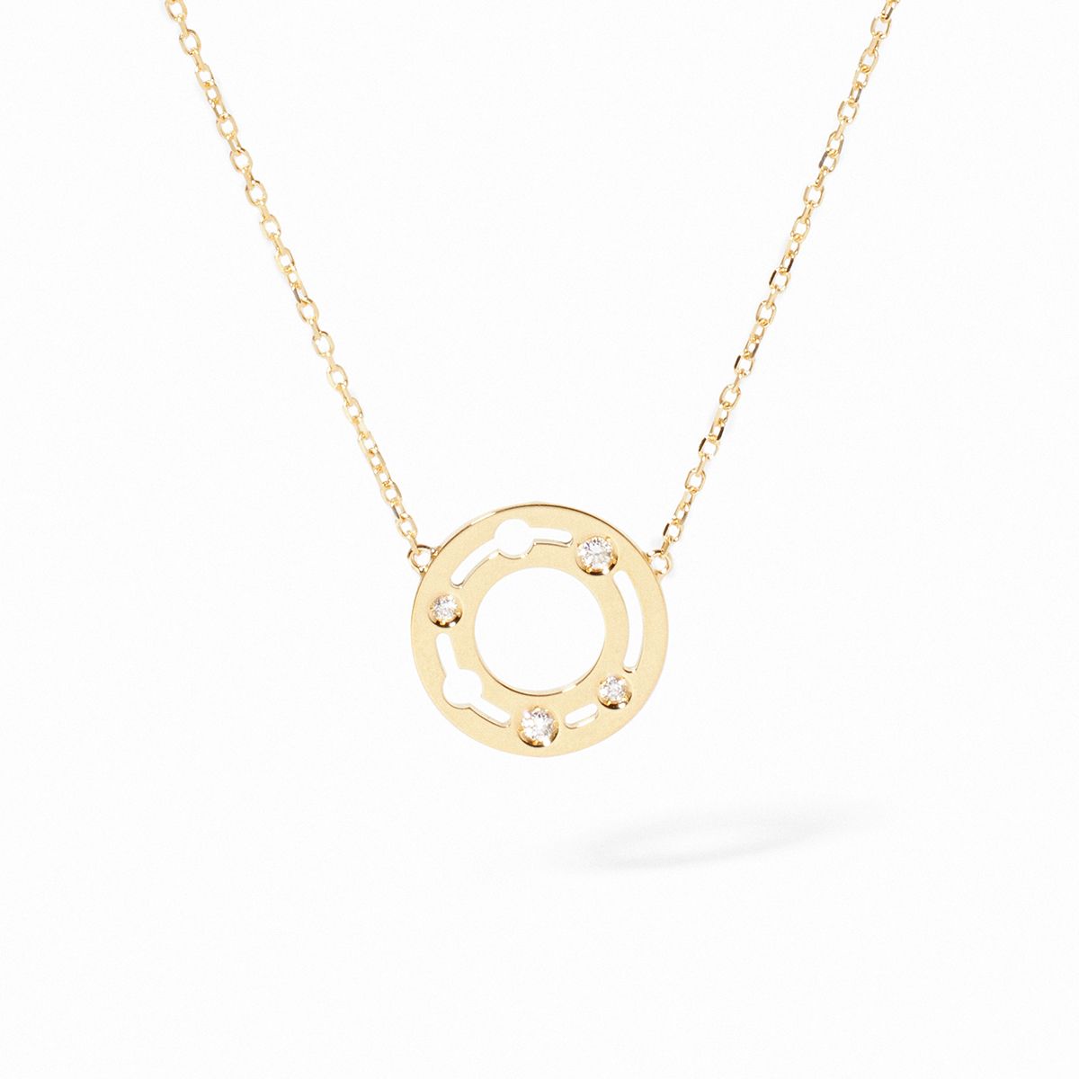 Collier Dinh Van Pulse Diamants Or Jaune