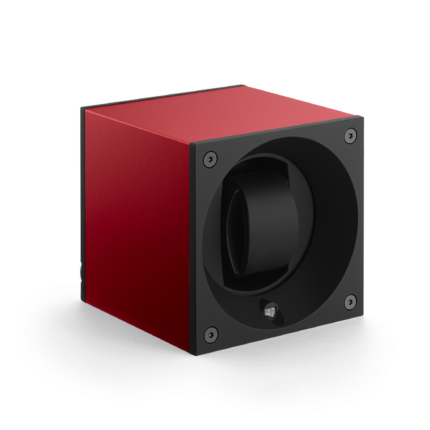 Automatic Watchwinder SwissKubik Masterbox Aluminium Red