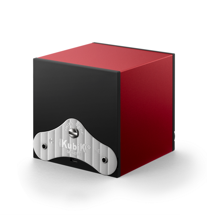 Remontoir Automatique SwissKubik Masterbox Aluminium Rouge