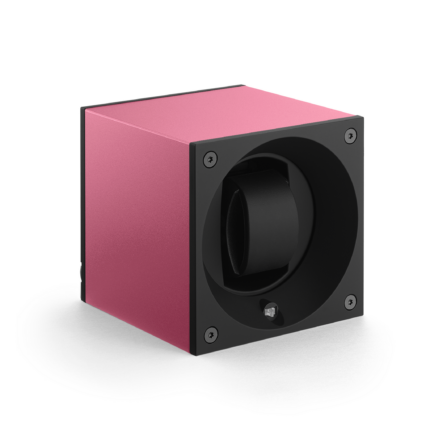 Automatic Watchwinder SwissKubik Masterbox Pink Aluminium