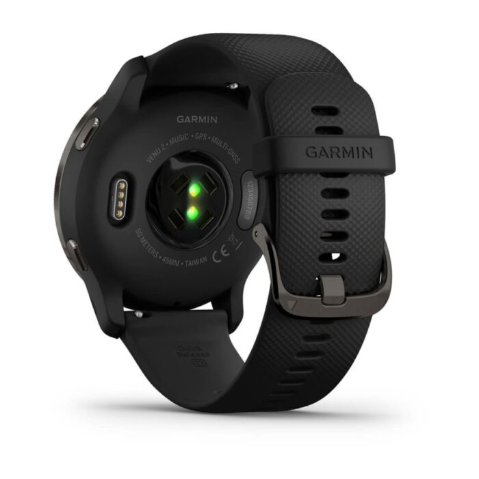 Montre Garmin Venu 2 Gray Connectée Bracelet Caoutchouc 45MM