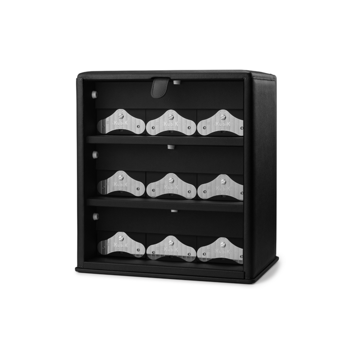 Watch winder Scatola Del Tempo Rotore  9 Black Leather