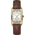 Montre Hamilton American Classic Boulton Quartz Indiana Jones Cadran Blanc Bracelet Cuir