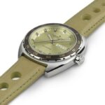 Montre Hamilton American Classic Pan Europ Day Date Auto Cadran Vert Bracelet Cuir 42MM