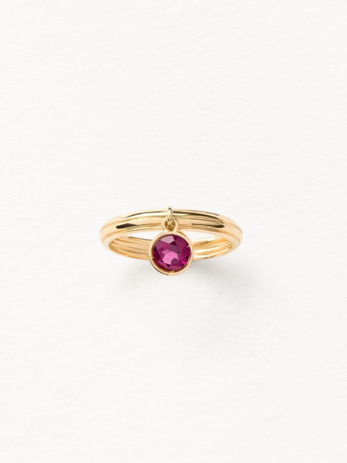 Bague Poiray Lolita Rhodolite Or Jaune