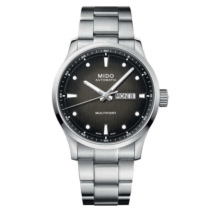 Montre Mido Multifort M Auto Cadran Noir Bracelet Acier 42MM