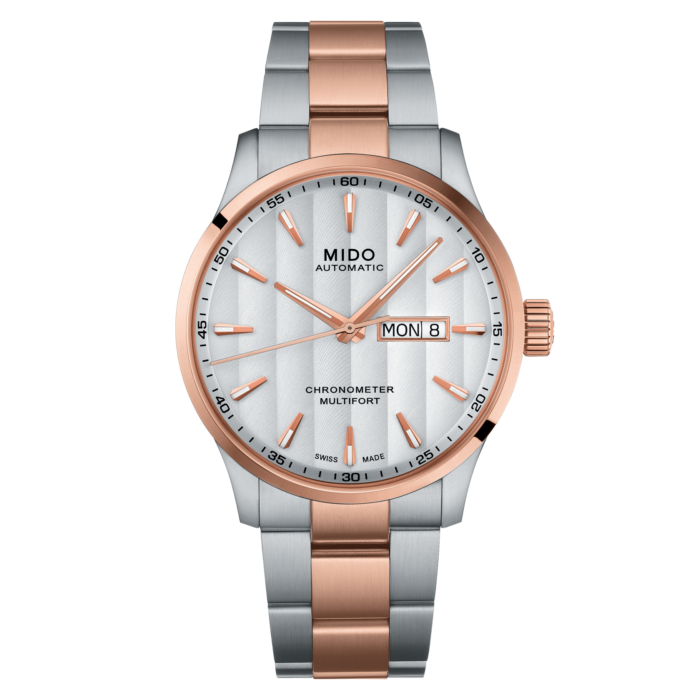 Montre Mido Multifort Chronometer 1 Auto Cadran Argent