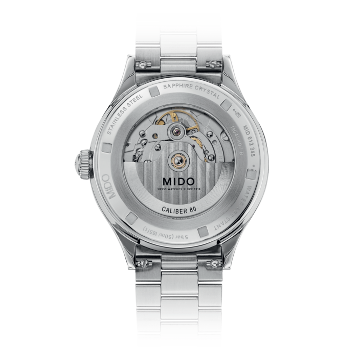 Montre Mido Multifort Powerwind Auto Cadran Bleu