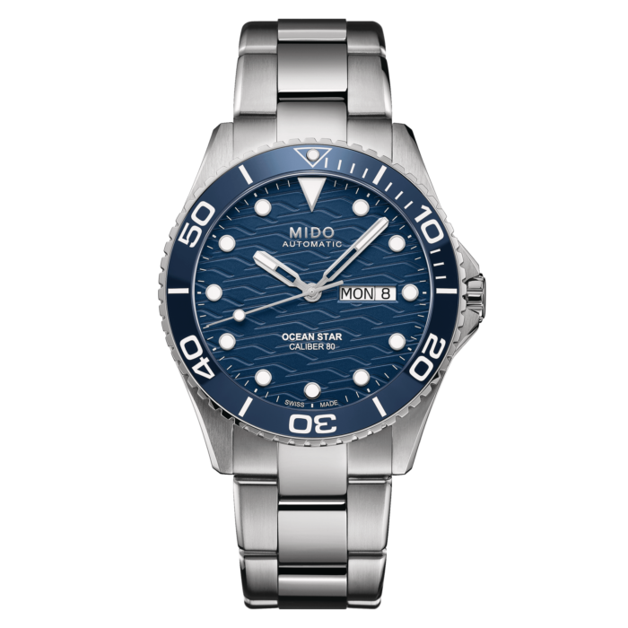 Montre Mido Ocean Star 200C Auto Cadran Bleu Bracelet Acier 42.5MM