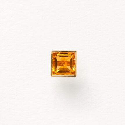 Puce d'Oreille Poiray Lolita Citrine Or Jaune