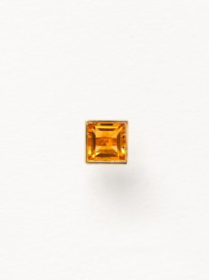 Puce d'Oreille Poiray Lolita Citrine Or Jaune