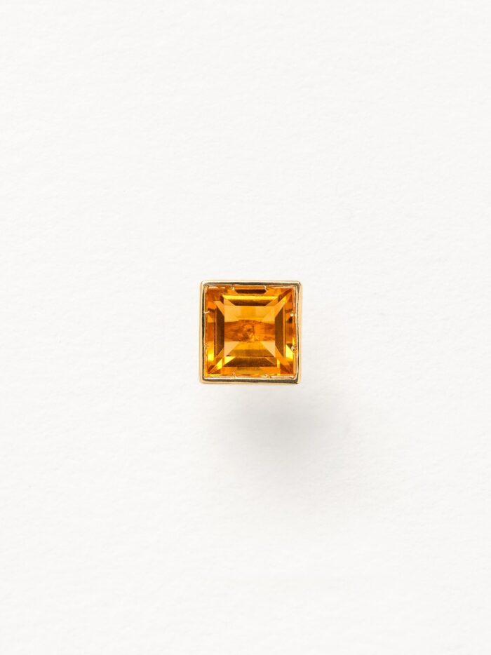 Puce d'Oreille Poiray Lolita Citrine Or Jaune