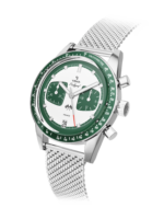 Montre Yema Rallygraf Meca Quartz Cadran Vert Bracelet Acier 39MM