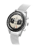 Montre Yema Rallygraf Meca Quartz Cadran Panda Bracelet Acier 39MM