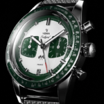 Montre Yema Rallygraf Meca Quartz Cadran Vert Bracelet Acier 39MM