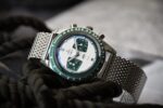 Montre Yema Rallygraf Meca Quartz Cadran Vert Bracelet Acier 39MM