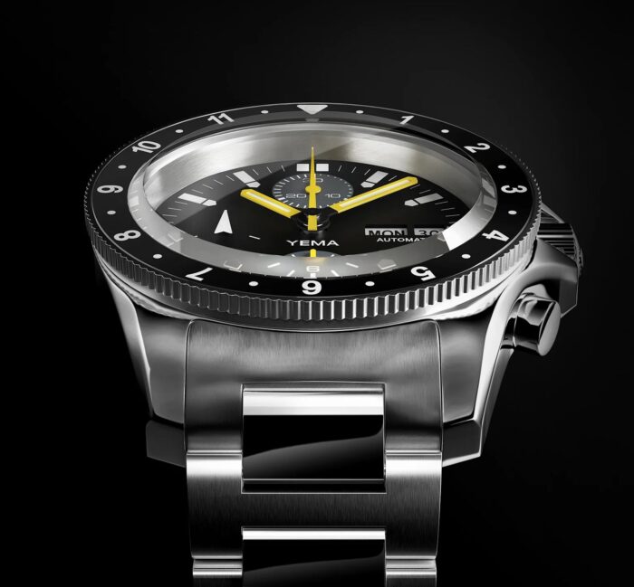 Montre Yema Navygraf Chrono Auto Cadran Noir