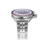 Montre Yema Superman GMT Auto Pepsi Cadran Noir Bracelet Acier 41MM