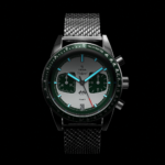 Montre Yema Rallygraf Meca Quartz Cadran Vert Bracelet Acier 39MM