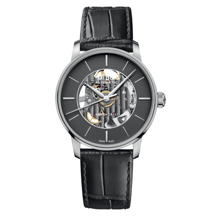 Mido Baroncelli Signature Skeleton