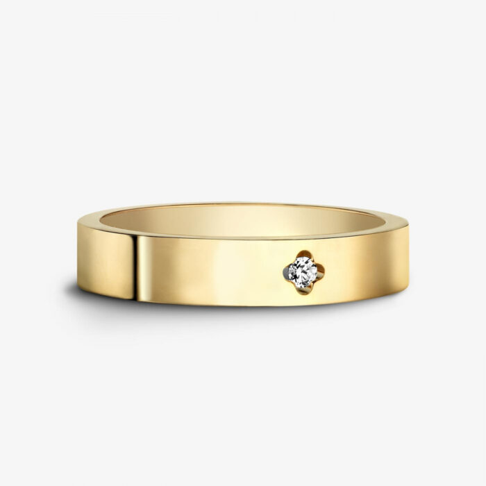 Bague Solitaire Arthus Bertrand Royale Diamant Or Jaune