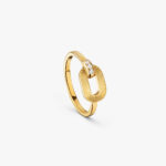 Bague Arthus Bertrand Ruban Diamants Or Jaune