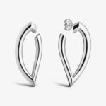 Boucles d'Oreilles Arthus Bertrand Créoles Palma Argent