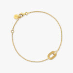 Bracelet Arthus Bertrand Ruban On Yellow Gold Diamond Chain