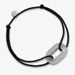 Bracelet Arthus Bertrand Ruban Sur Cordon Argent