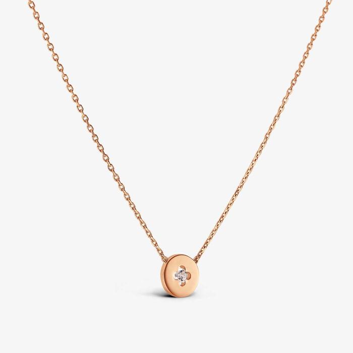 Collier Arthus Bertrand Royale Diamant Or Rose