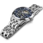 Montre Hamilton Jazzmaster Skeleton Auto Cadran Bleu Bracelet Acier 40MM