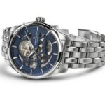 Montre Hamilton Jazzmaster Skeleton Auto Cadran Bleu Bracelet Acier 40MM