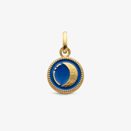 Médaille Arthus Bertrand Lune Bleu Roi Or Jaune