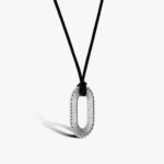 Pendentif Arthus Bertrand Ruban XXL Argent