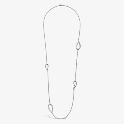 Long necklace Arthus Bertrand Palma Silver