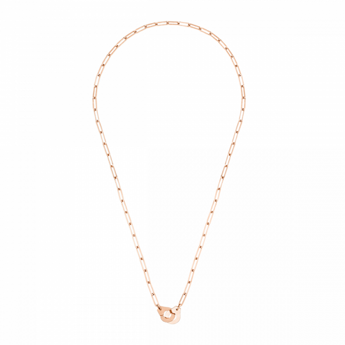 Collier Dinh Van Menottes R12 Or Rose