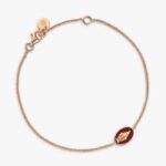 Bracelet Arthus Bertrand Médaille Miraculeuse Carmin Or Rose