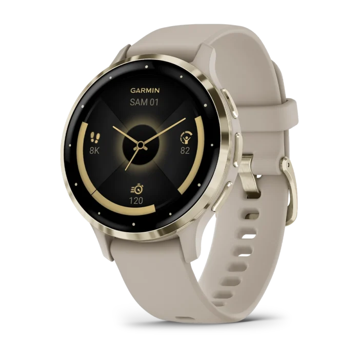 Montre Garmin Venu 3S Soft Gold Connectée