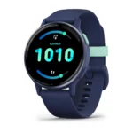 Montre Garmin Vivoactive 5 Bleu & Blue Gold Connectée Bracelet Silicone 42MM