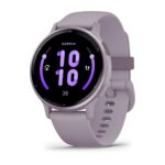 Montre Garmin Vivoactive 5 Violet & Orchid Gold Connectée Bracelet Silicone 42MM