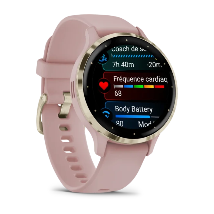 Montre Garmin Venu 3S Solt Gold Rose