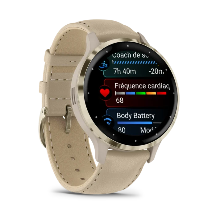 Montre Garmin Venu 3S Soft Gold Lin