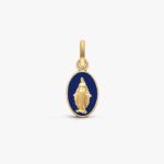 Miraculous Medal Arthus Bertrand Blue Navy Gold Yellow