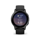 Montre Garmin Vivoactive 5 Noir & Gray Connectée Bracelet Silicone 42MM