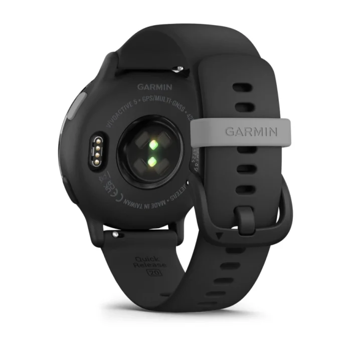 Montre Garmin Vivoactive 5 Noir & Gray Connectée Bracelet Silicone 42MM