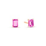 Boucles d'Oreilles Ginette NY Cocktail Pink Topaz Studs