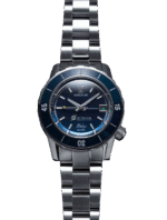 Montre MARCH LA.B Belza Gitana Acier Auto Cadran Bleu Bracelet Acier 40MM