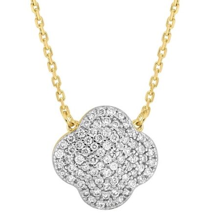 Collier Morganne Bello Chance Diamants Sertis Or Jaune