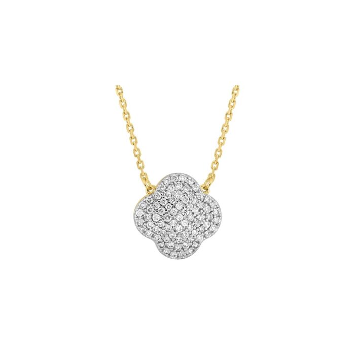 Collier Morganne Bello Chance Diamants Sertis Or Jaune